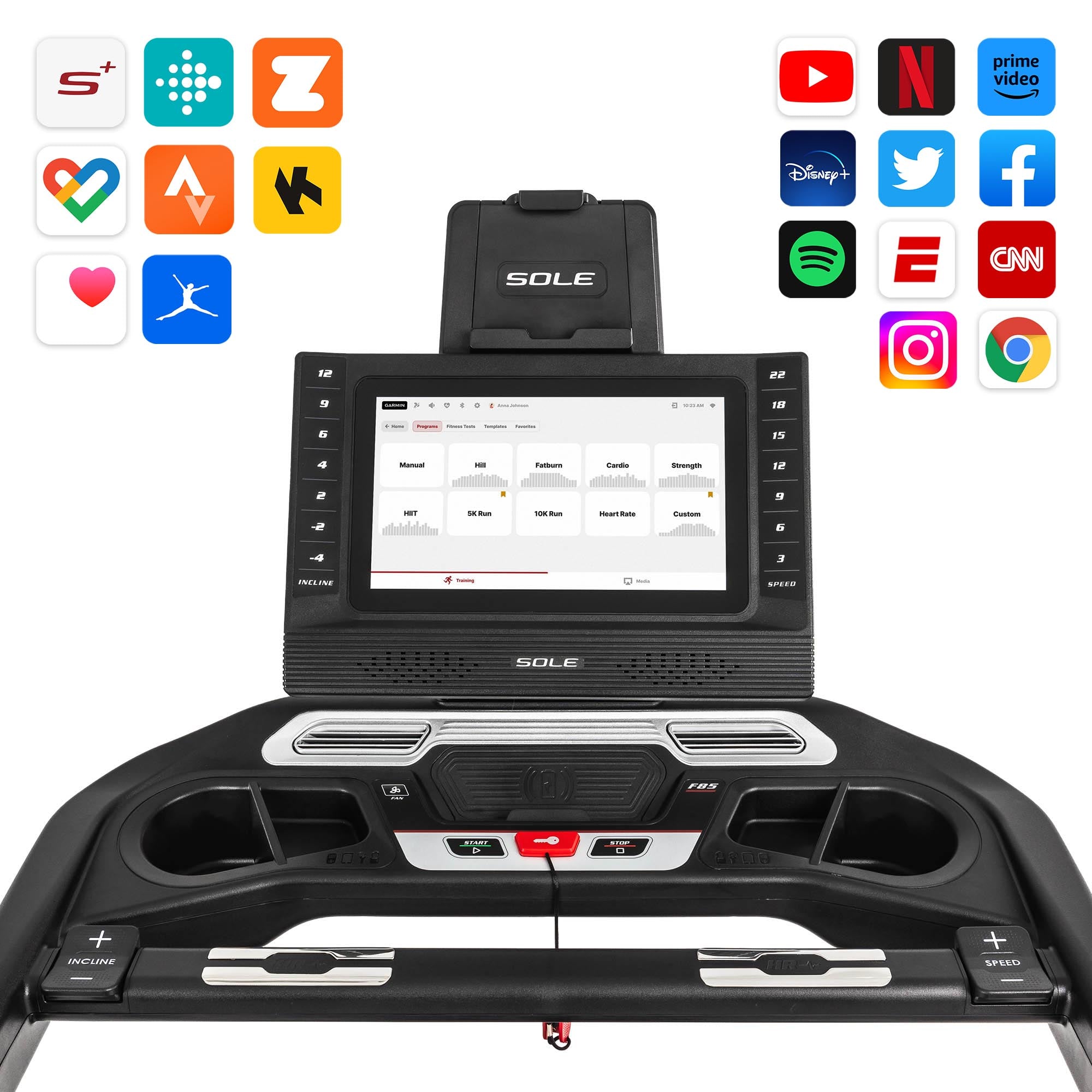 Sole Fitness F85 Folding Treadmill