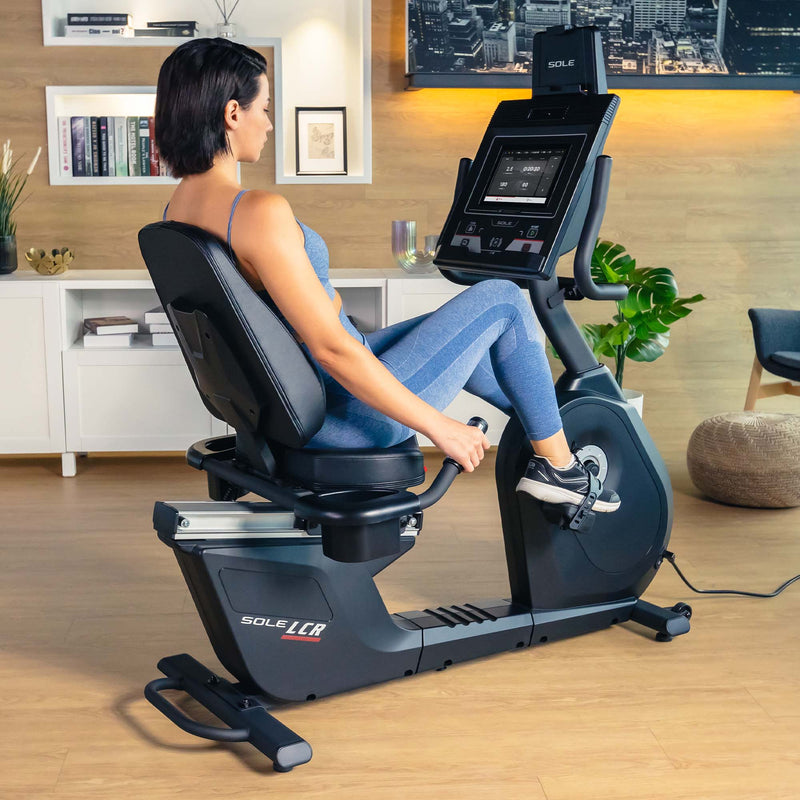Sole recumbent exercise bike deals
