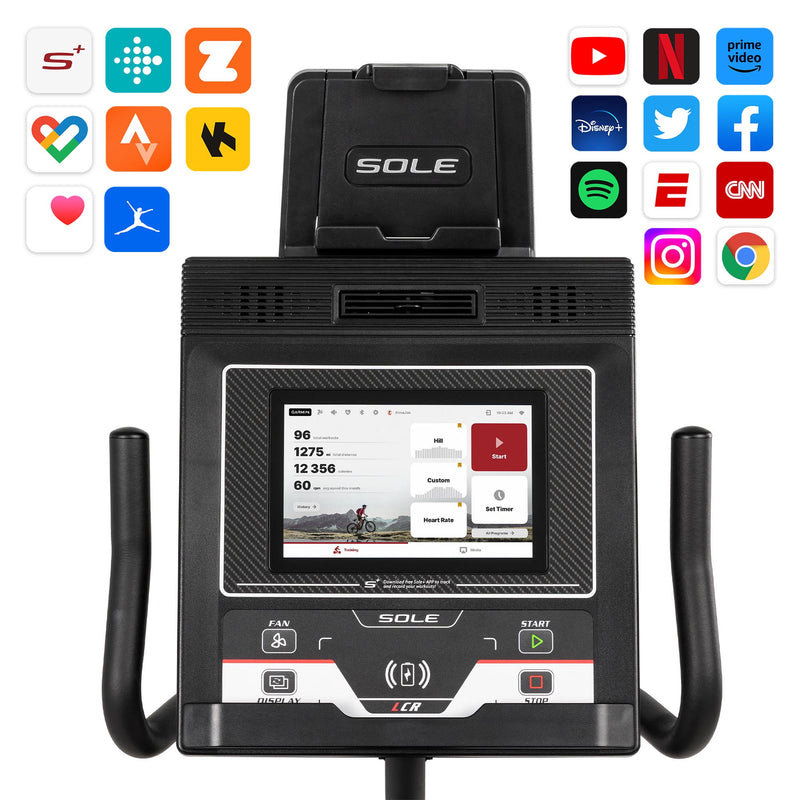 Sole recumbent exercise bike sales
