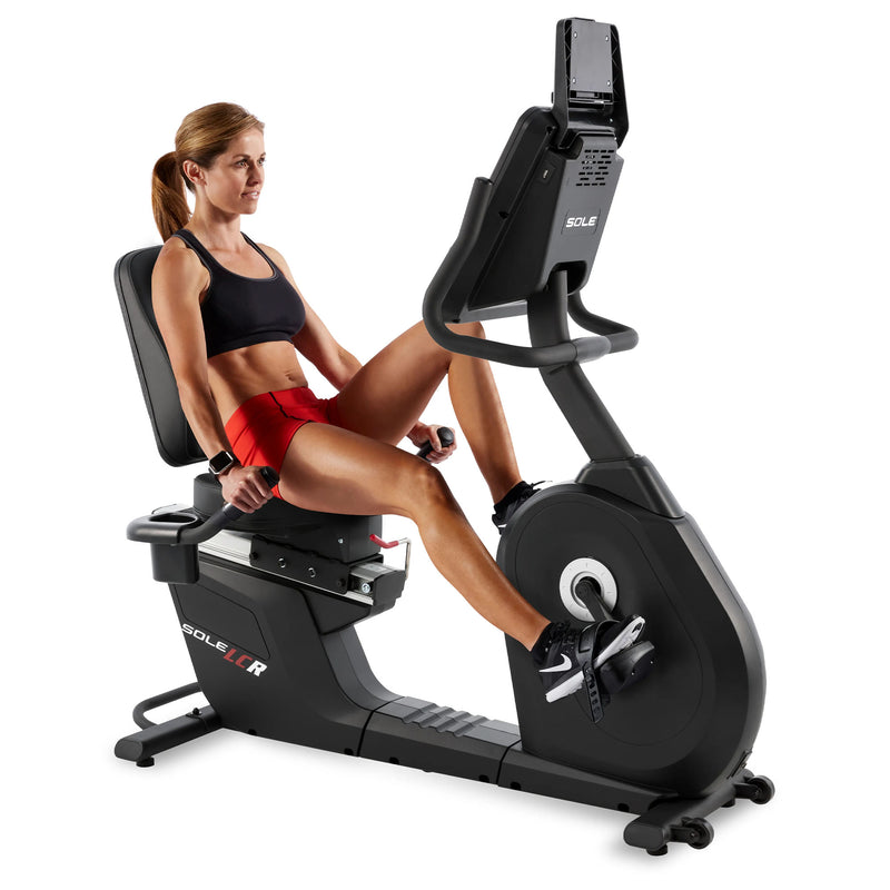 |Sole LCR Recumbent Exercise Bike - In Use|