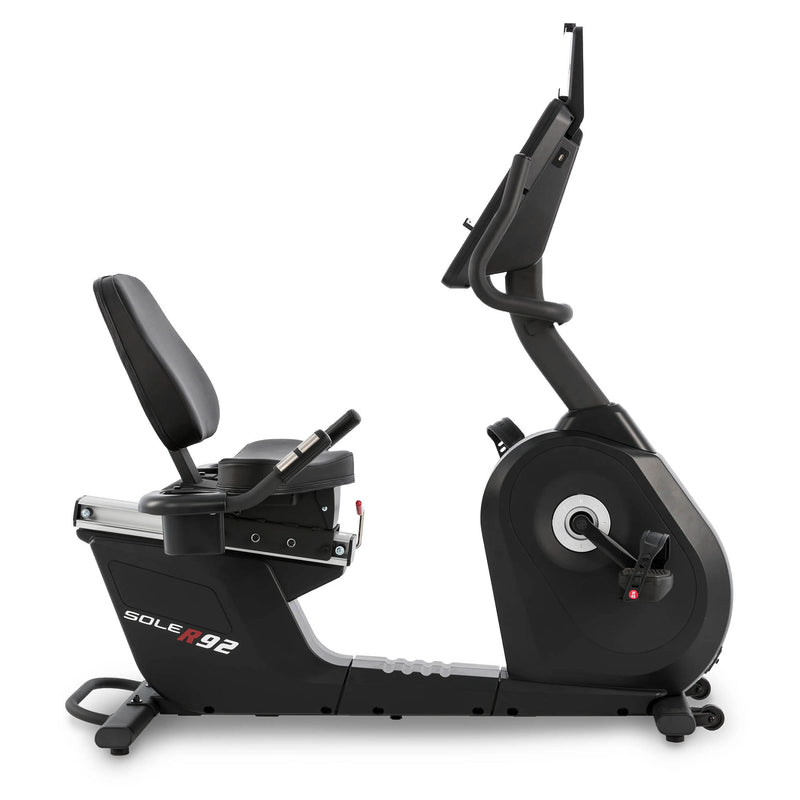 |Sole R92 Recumbent Exercise Bike - Side|